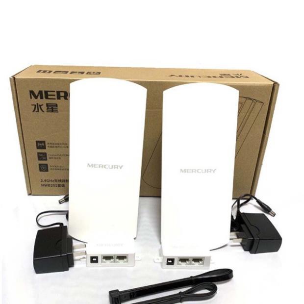 Bộ thu phát không dây cho camera IP, Bộ phát wifi ngoài trời đến 1Km - Mercury MWB201 | BigBuy360 - bigbuy360.vn