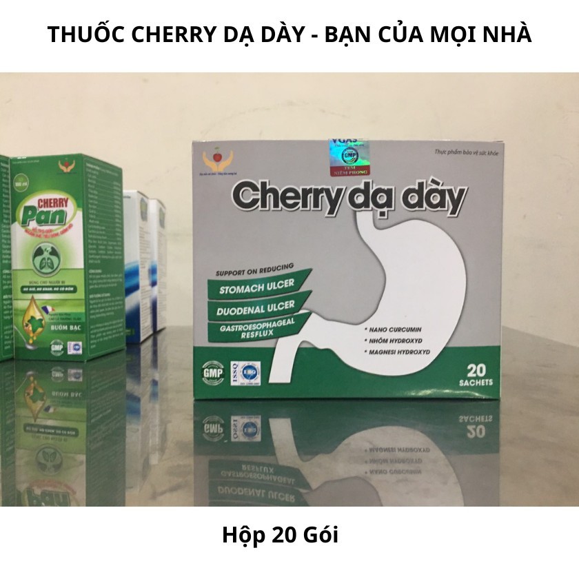 Cherry dạ dày - Bảo vệ niêm mạc dạ dày, giảm viêm loét dạ dày