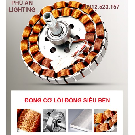 Quạt trần đèn dấu cánh, quạt trần phòng khách G27, cánh cụp cánh xòe có 3 chế độ ánh có điều khiển từ xa
