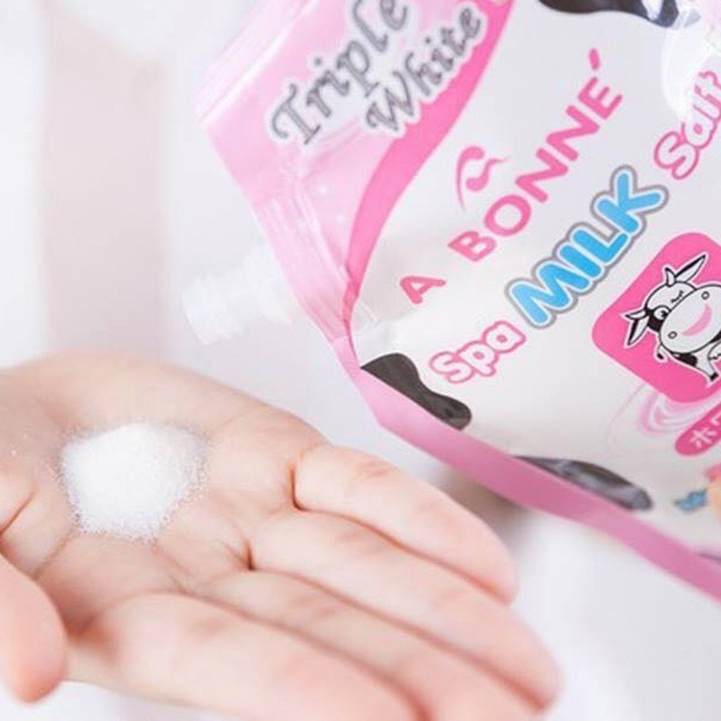 Muối tắm sữa bò tẩy tế bào chết trắng da A Bonne Spa Milk Salt túi 350gr | BigBuy360 - bigbuy360.vn