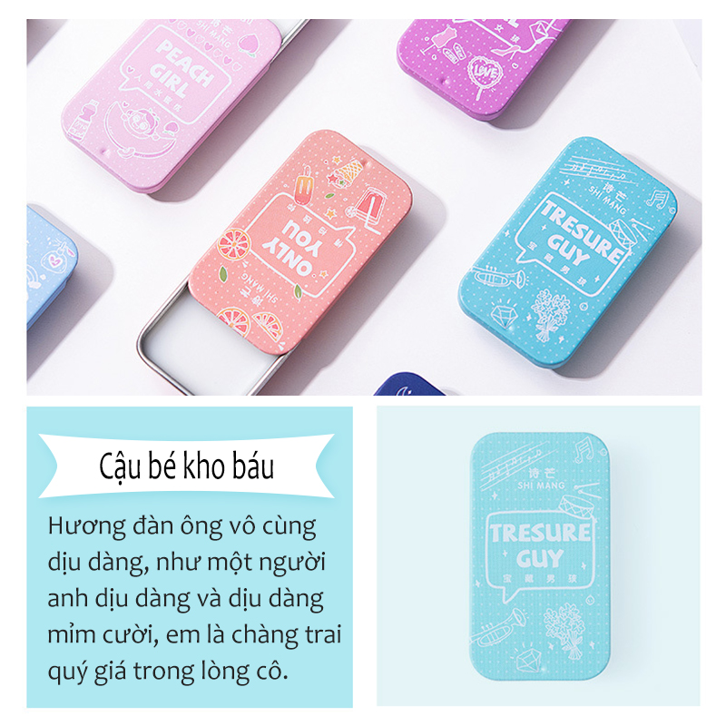Nước hoa khô dạng sáp SHI MANG hương trái cây ngọt ngào tươi mát nước hoa nữ sáp（Giao hàng ngẫu nhiên）-URB-GTXS