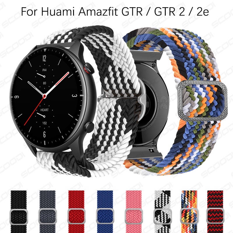 Dây Đeo Thay Thế Chất Liệu Da Bện Cho Xiaomi Huami Amazfit Gtr 2 2e 2esim / Gtr 42mm 47mm