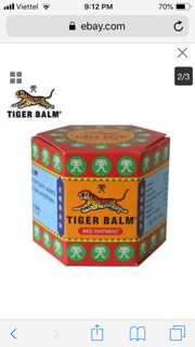 Cao con hổ Thailan - Tiger Balm Red 10G