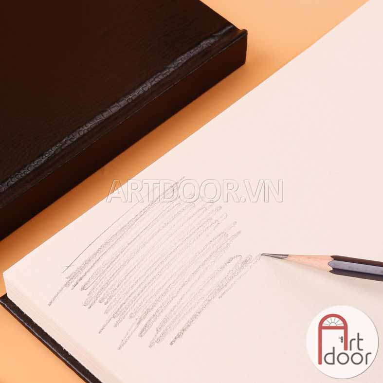 [ARTDOOR] Sổ vẽ Chì MONT MARTE Journal 150gsm bìa da (vân mịn)