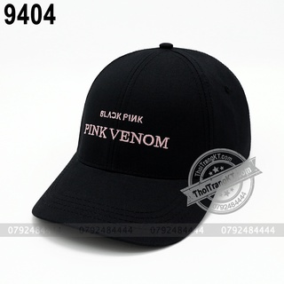 Mũ nón kết pink venom black pink màu đen - blackpink 9404