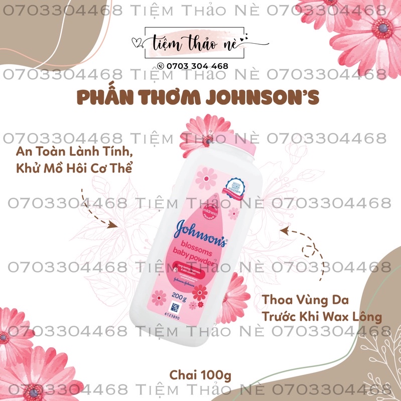 PHẤN RÔM HƯƠNG HOA Blossoms Johnson