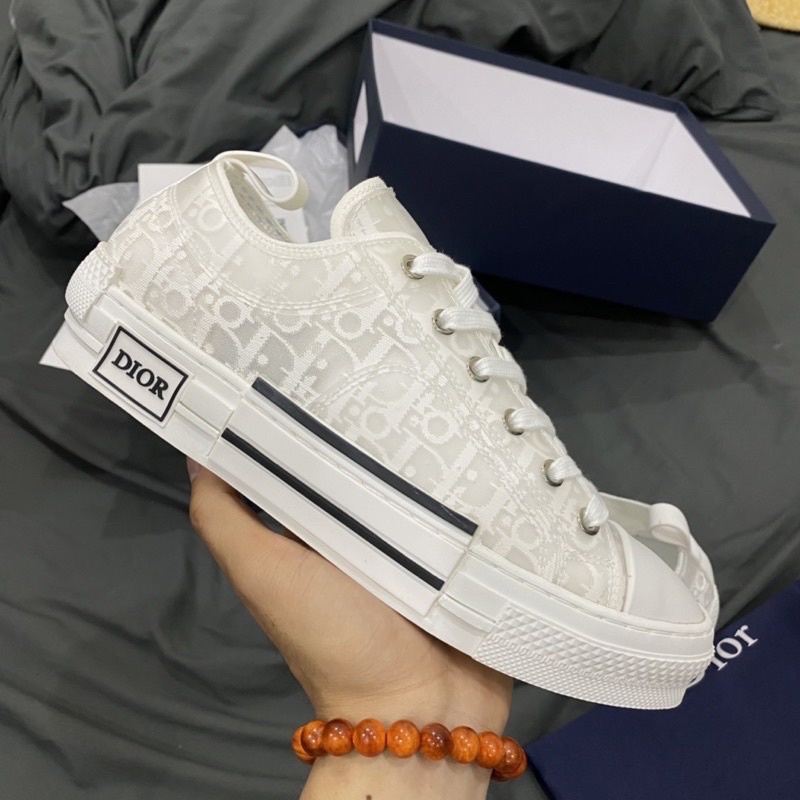 GIÀY DIO B23 SNEAKER LOW ALL WHITE LAI AU