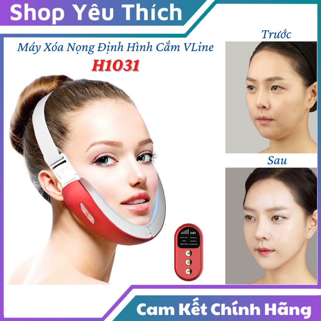 Máy Nâng Cơ Mặt H1031 Định Hình Cằm Chữ V Xóa Nọng Làm Thon Gọn Khuôn Mặt