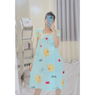 Váy lanh cánh tiên phối ren