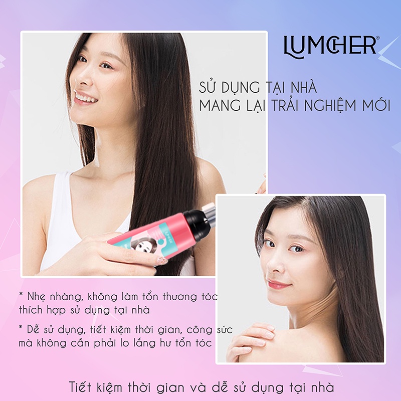 Thuốc duỗi tóc tại nhà chiết suất nhân sâm | Ép side chứa Protein không làm tổn thương tóc, không hăng chính hãng Lumche