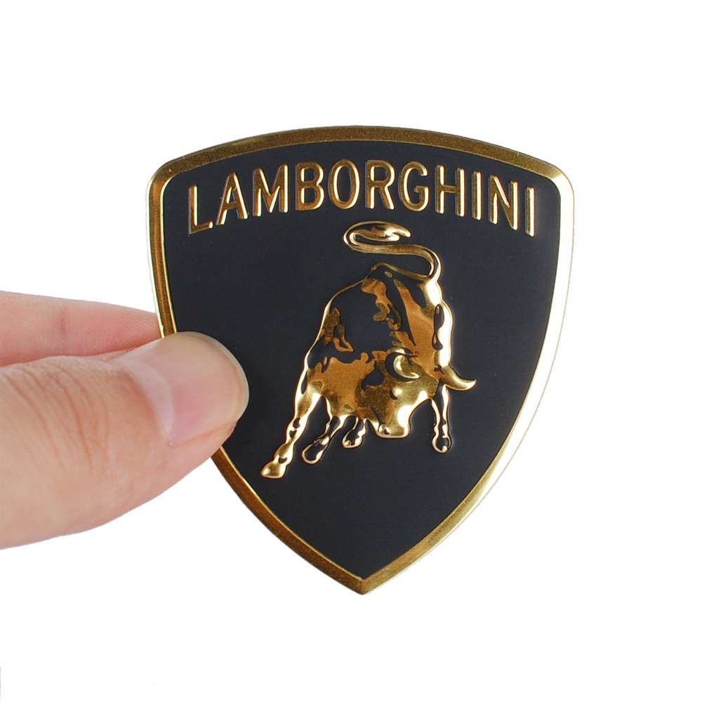 Miếng dán trang trí xe hơi Lamborghini Urus Aventador Reventon bằng hợp kim cao cấp 2 kiểu tùy chọn