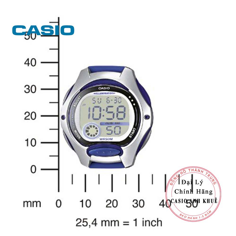 Đồng Hồ Nữ Casio LW-200-2AVDF Dây Nhựa Pin 10 Năm