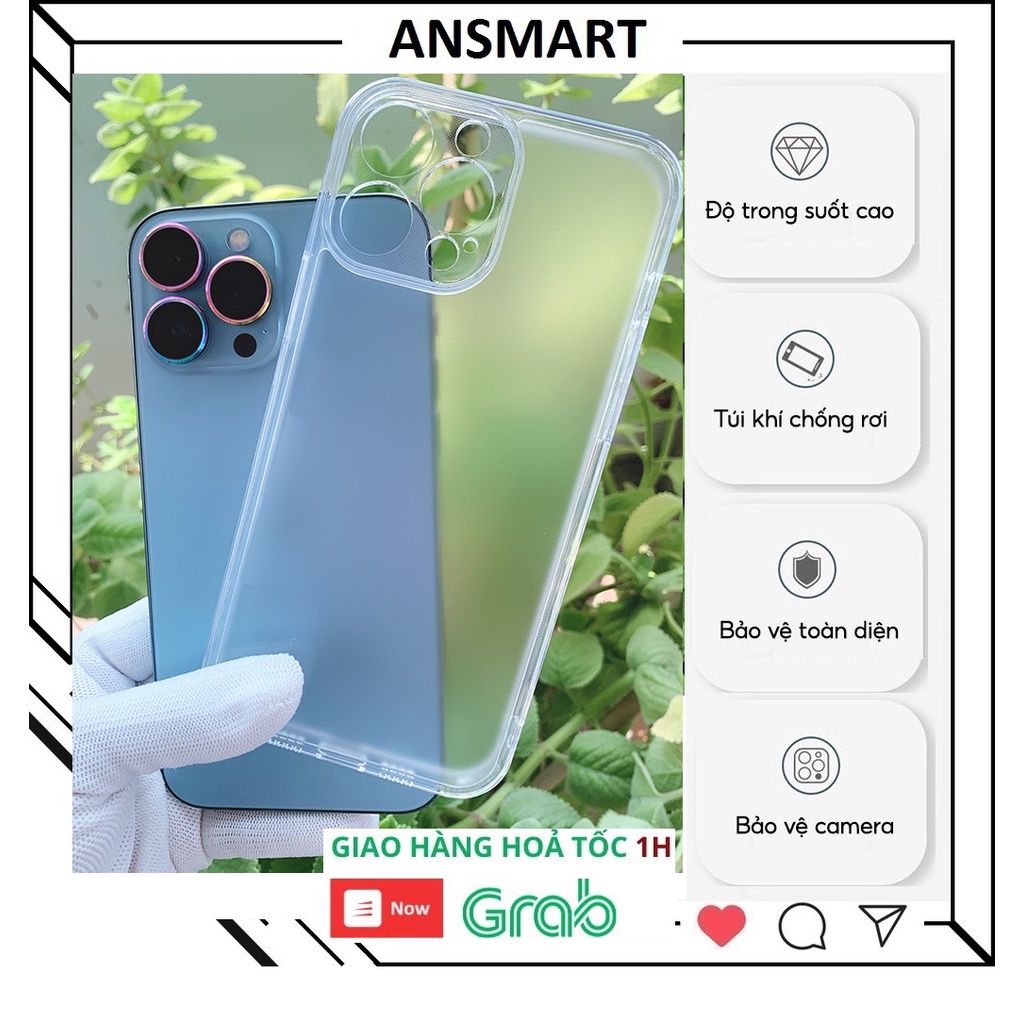 Ốp Lưng Iphone Bảo Vệ Camera Likgus Trong Suốt XM Nhám Mờ Lưng Cứng Viền Dẻo Chống Ố Màu Chống Sốc Chống Vân Tay Bụi Bẩn