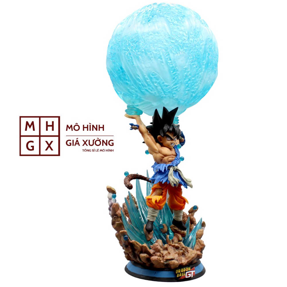 Mô hình Son Goku Super Saiyan - Có Đèn Led - Cao 46cm - Tượng Figure Songoku Dragonball - Mô Hình Giá Xưởng