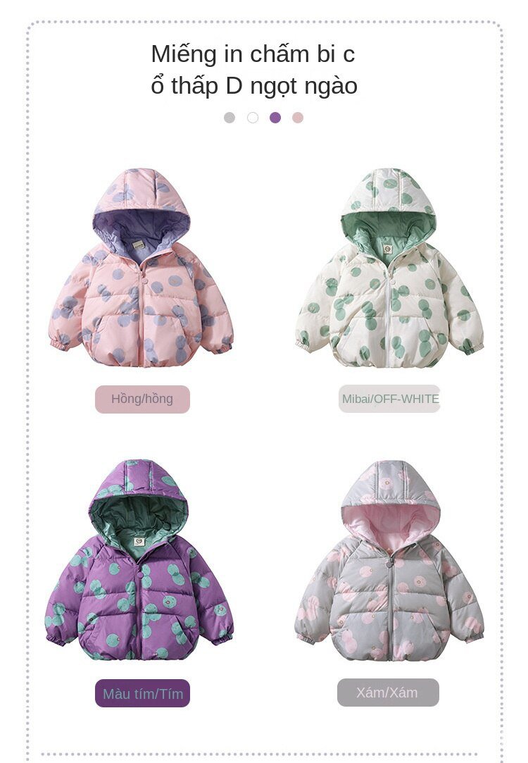 2021 Fall And Winter New Children Light Coat Men And Women Children Coat Jacket Kids
