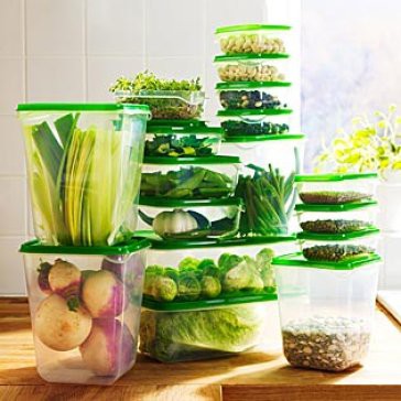 Bộ hộp nhựa 17 món đựng thức ăn, hộp nhựa đựng thức ăn chất lượng cao, hộp nhựa dùng được trong lò vi sóng