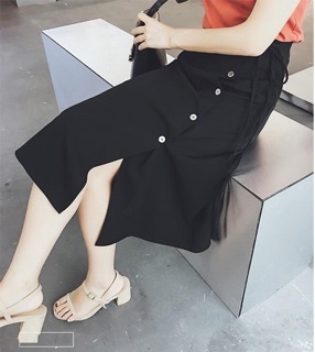 CHÂN VÁY ANA PHỐI NÚT
