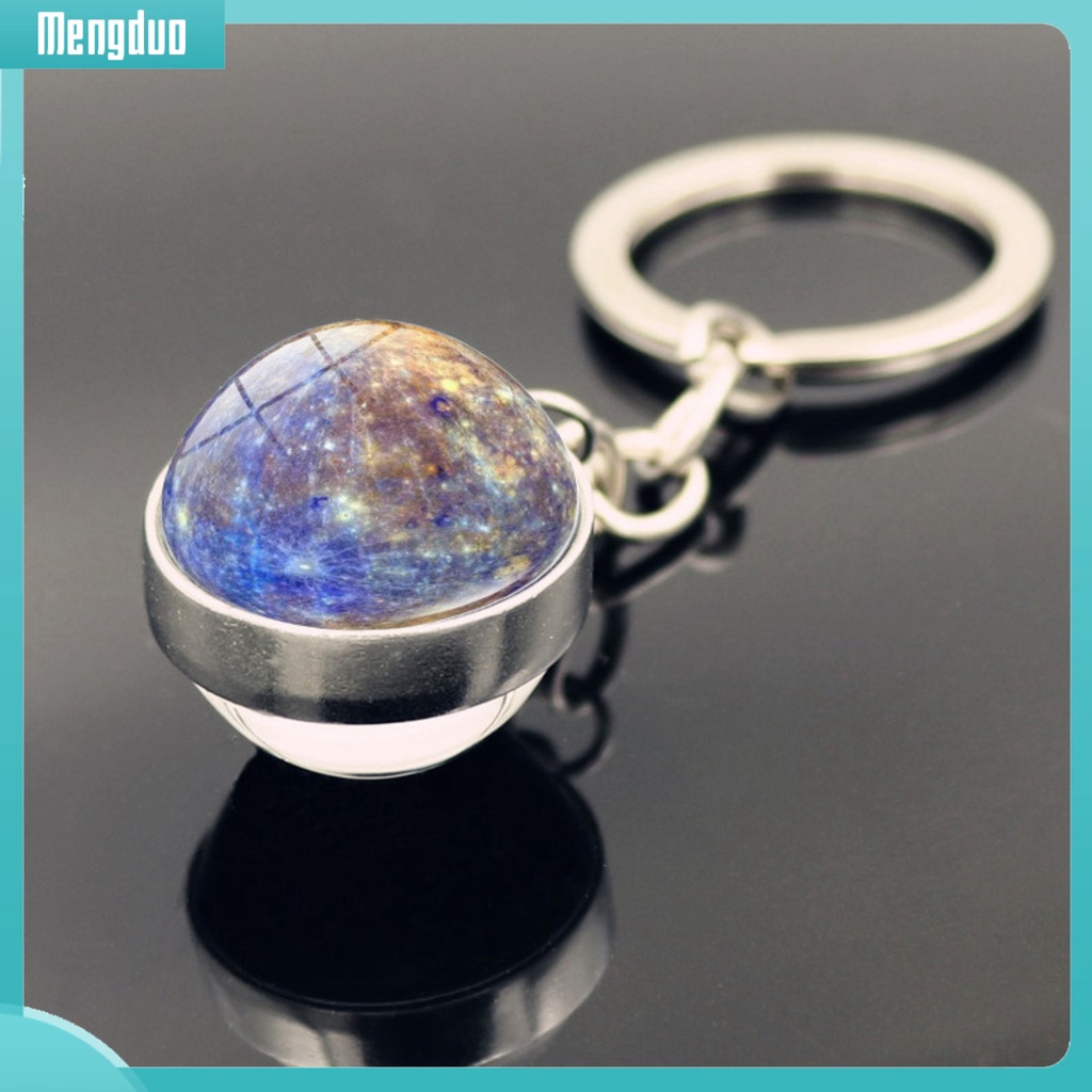 Móc Chìa Khóa Hình Quả Cầu Thủy Tinh Hai Mặt Sử Dụng Năng Lượng Mặt Trời Cho Điện Thoại