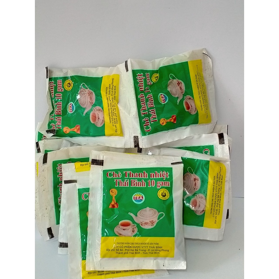 20 GÓI NHỎ CHÈ THANH NHIỆT THÁI BÌNH Hỗ trợ thanh nhiệt, mát huyết, làm bền thành mạch, làm sáng mắt, điều hòa huyết áp.