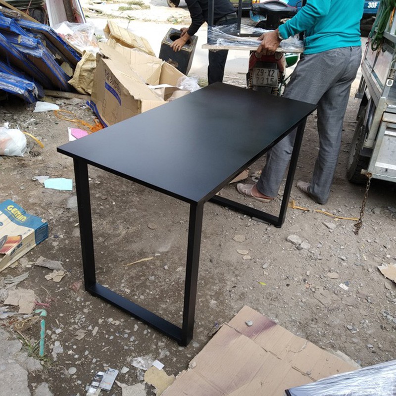 Bàn làm việc chân sắt chữ U - Bàn văn phòng khung sắt