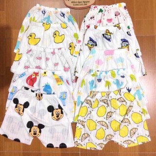 3c Quần cộc cotton giấy cho bé
