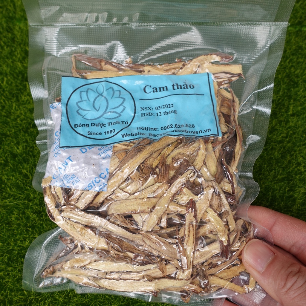 Cam thảo 100g, dược liệu khô, sạch