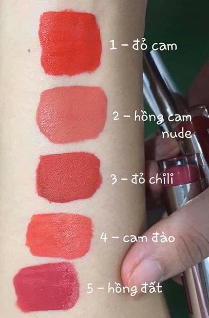 Son queen jamila phiên bản mới màu đỏ chili