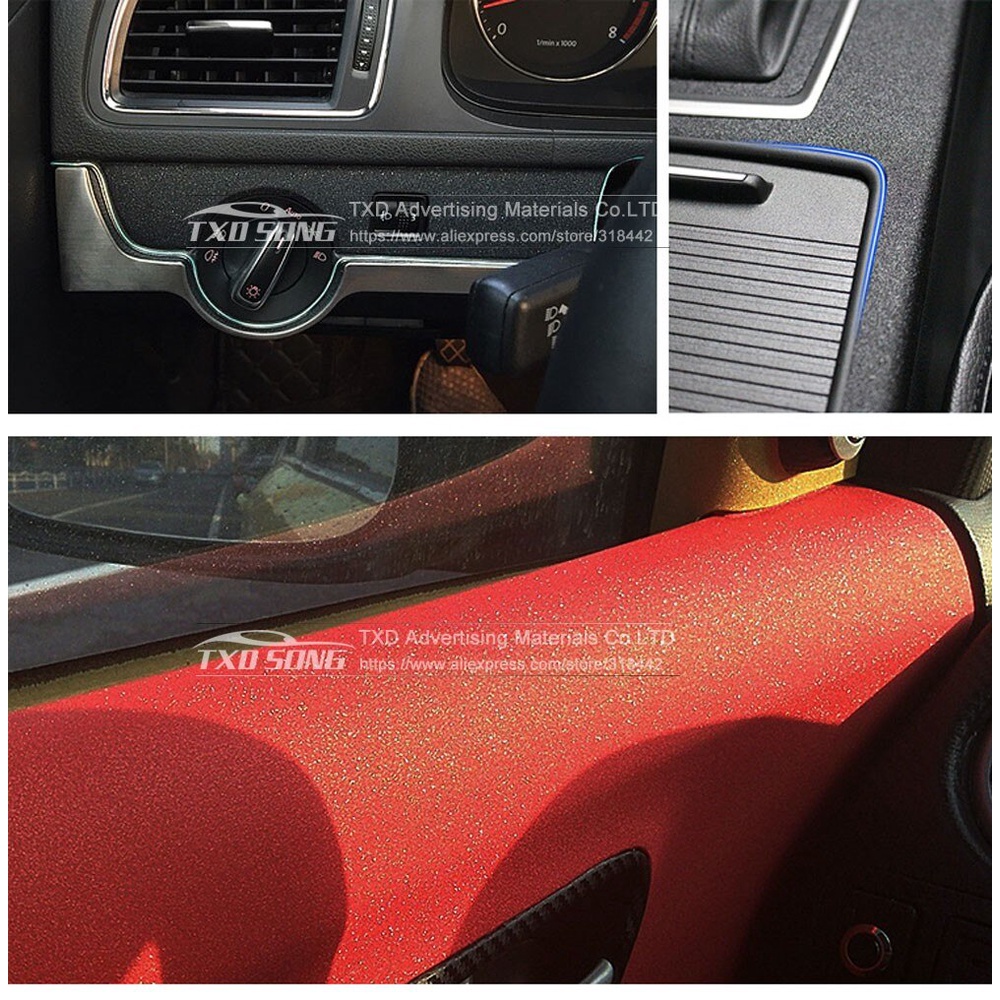 Rehoboth 152cm * 10cm / 20cm 9 Màu sắc Glitter kim cương Vinyl Films Bọc Matt nhám kim cương Glitter Sticker Car Body xe Sticker Auto trang trí xe máy | BigBuy360 - bigbuy360.vn