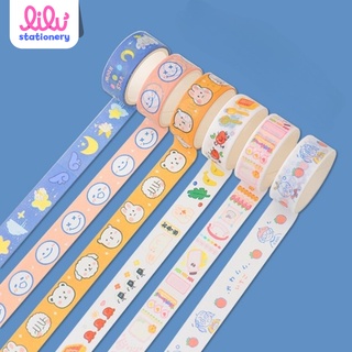 Cuộn băng dính Washi cute anime trang trí tiện lợi đa năng K86