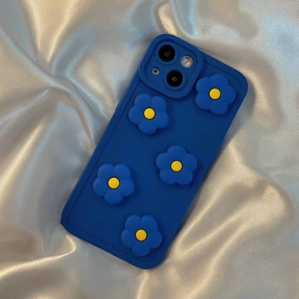 Ốp điện thoại TPU mềm chống sốc in hình hoa cúc thích hợp cho IPhone 13 12 11 Pro Max X XR 8 7 Plus