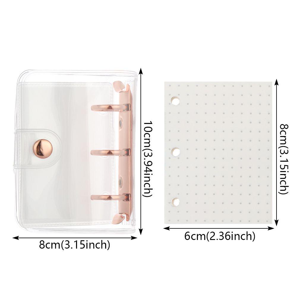 UUMIR Vỏ Bọc Sổ Tay 3 Lỗ Sáng Tạo Có Thể Gấp Gọn