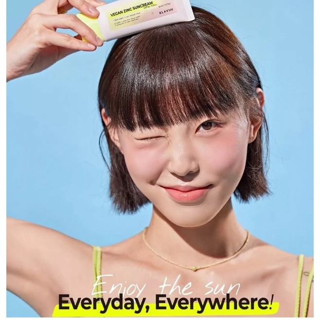 Kem chống nắng vật lý thuần chay KLAVUU VEGAN ZINC SUNCREAM