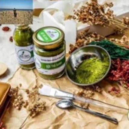 sập sàn Bột trà xanh nguyên chất bảo lộc lâm đồng 100gr