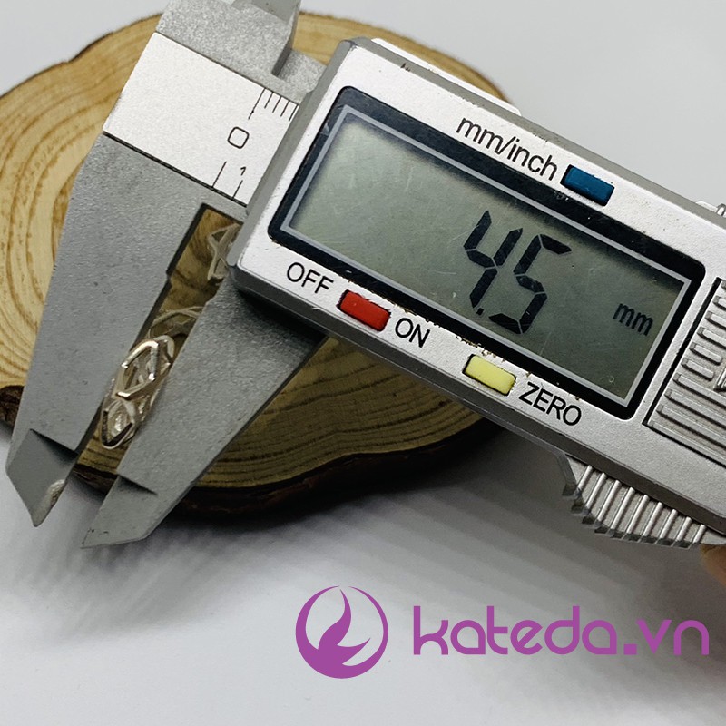 PKB3801C Charm bạc S925 ngôi sao Lồng cho hạt 6mm