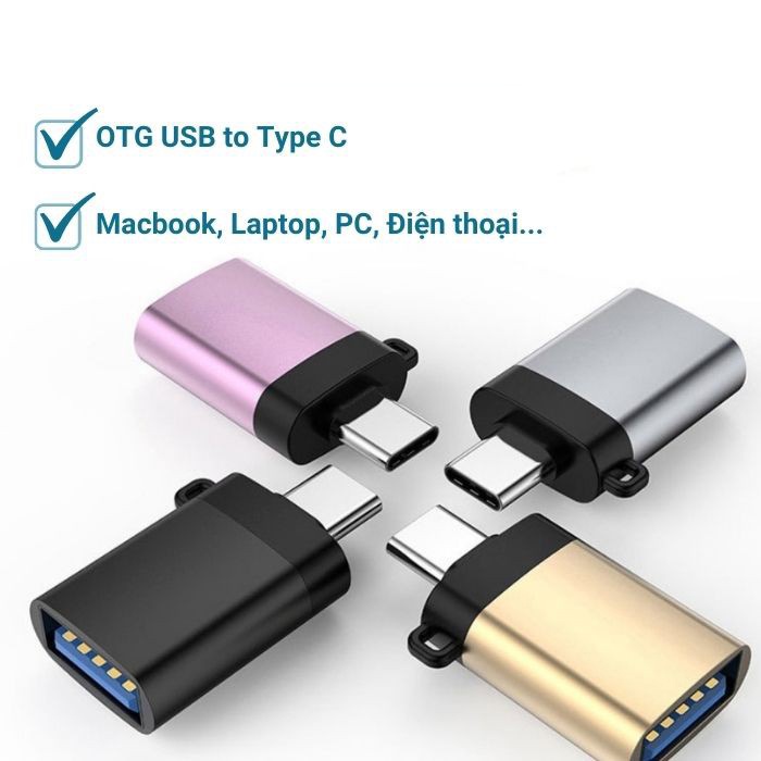 Cáp OTG Type C Sang USB 3.0 Bộ Chuyển Đổi USB 3.0 Bộ Chuyển Đổi USB Điện Thoại Thiết Bị Chuyển Đổi Cho Android