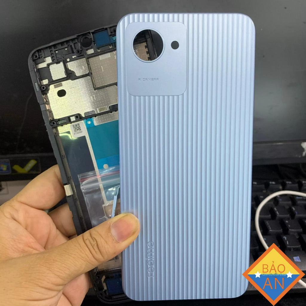 bộ vỏ realme C30 dùng chung c30s zin