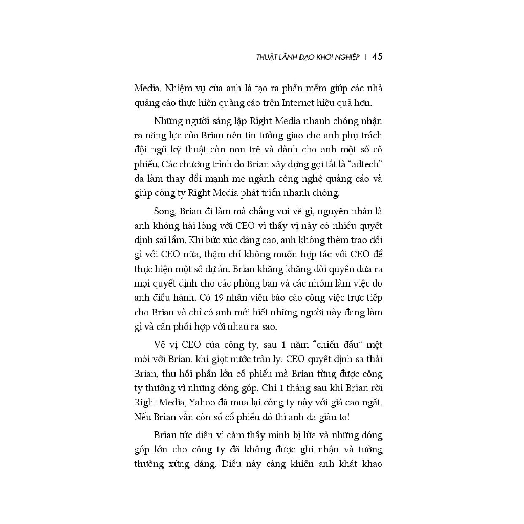 Sách - Thuật Lãnh Đạo Khởi Nghiệp