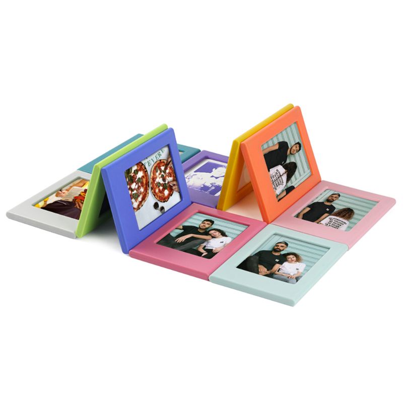 Khung Ảnh Nam Châm Mini 3 Inch Nhiều Màu Sắc Trang Trí Tủ Lạnh DIY