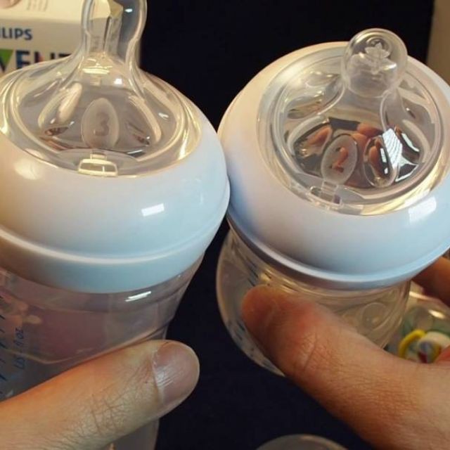 Núm vú thay thế núm vú rộng tự nhiên Avent Núm vú dành cho bình sữa Avent Natural / UK BABY Không chứa BPA