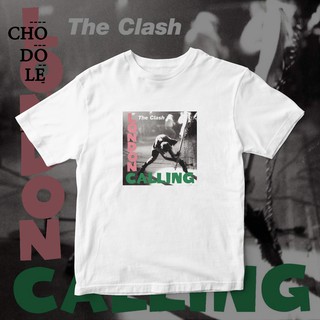 Áo thun unisex cotton 100% IN HÌNH The Clash - London calling (Album cover)