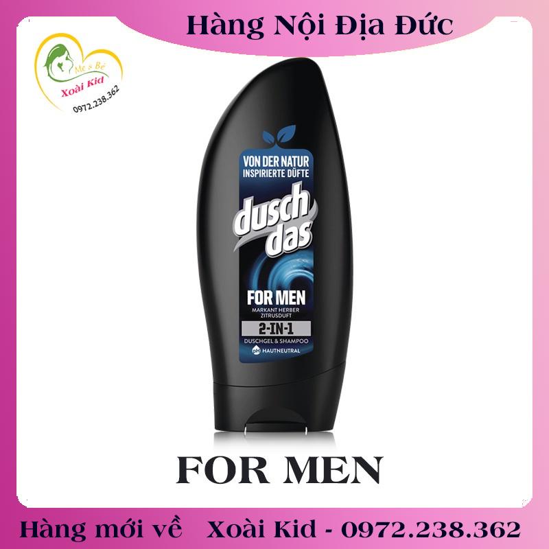 [auth] Sữa tắm gội 2in1 DUSCHDAS cho Nam và Nữ của Đức 250ml [Hot]