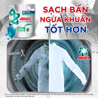 Nước giặt ARIEL Cửa Trước Bền Màu Hương Hoa Sen Và Hoa Nhài Túi 330G Hương