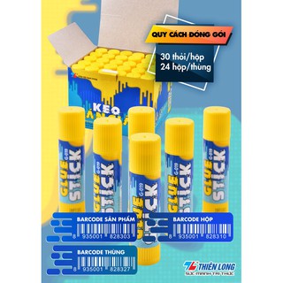 [Chính Hãng] Keo (Hồ) Khô Thiên Long (Vỉ 1 Thỏi 8g)