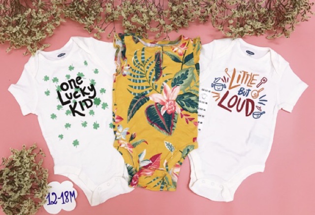 Set 3c body chip Oldnavy Made in Cambodia size 12-24m