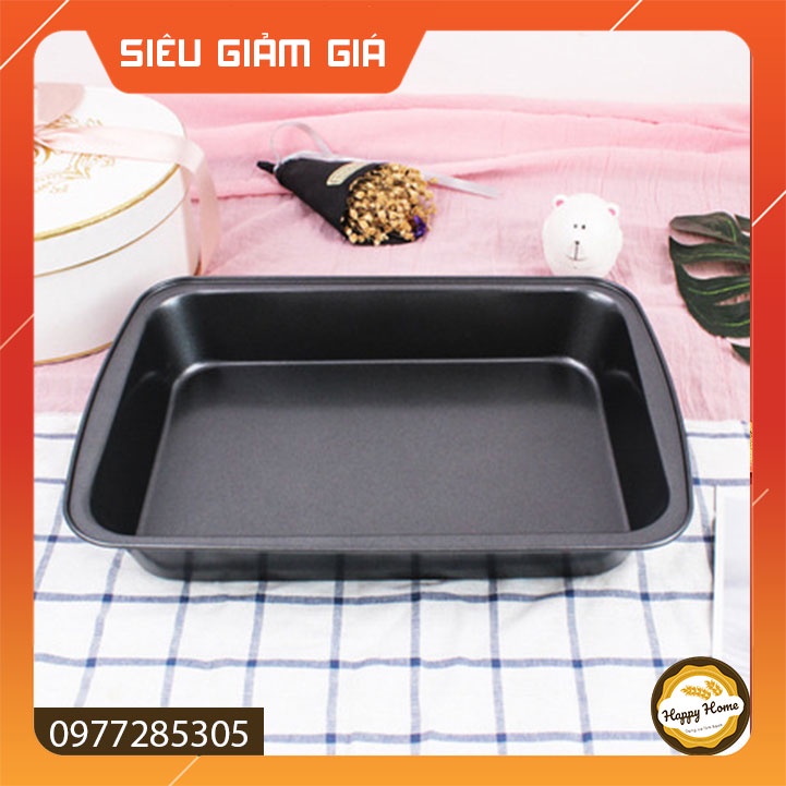 Khuôn nướng chống dính hình chữ nhật 12 inch - HÀNG MỚI VỀ