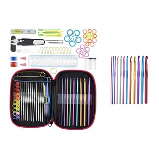 Bộ 100/12 dụng cụ móc len có đầu không dễ biến dạng chất lượng cao bền bỉ