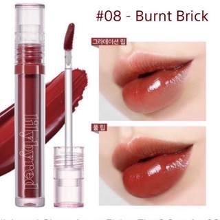 Son Tint bóng Lilybyred Glassy Layer Fixing Tint 3.8g màu 08 Burnt Brick
