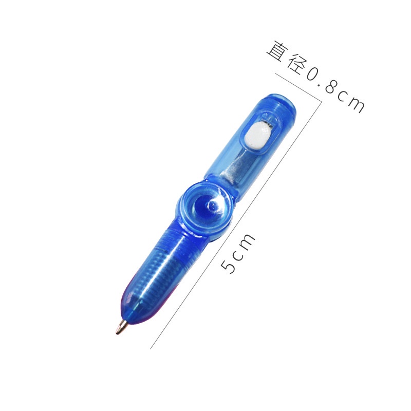 Bút Bi Xoay Có Đèn LED Nhiều Màu Giảm Áp Lực Thông Gió Cho Trẻ Em