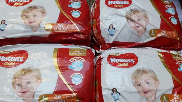 Tã dán/quần Huggies Gold NB48/S40/M32/M30/L30/L28/XL24/XL27/XXL20