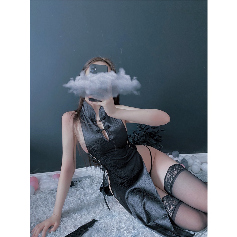 SƯỜN XÁM CÁCH TÂN ĐAN DÂY / COSPLAY CÔ GÁI TRUNG HOA / COSPLAY CỔ TRANG SEXY - VN24